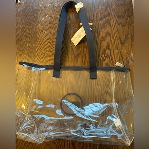 NWT Vineyard Vibes Clear Tote Bag